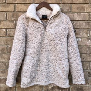 Love Tree: sherpa fleece pull over